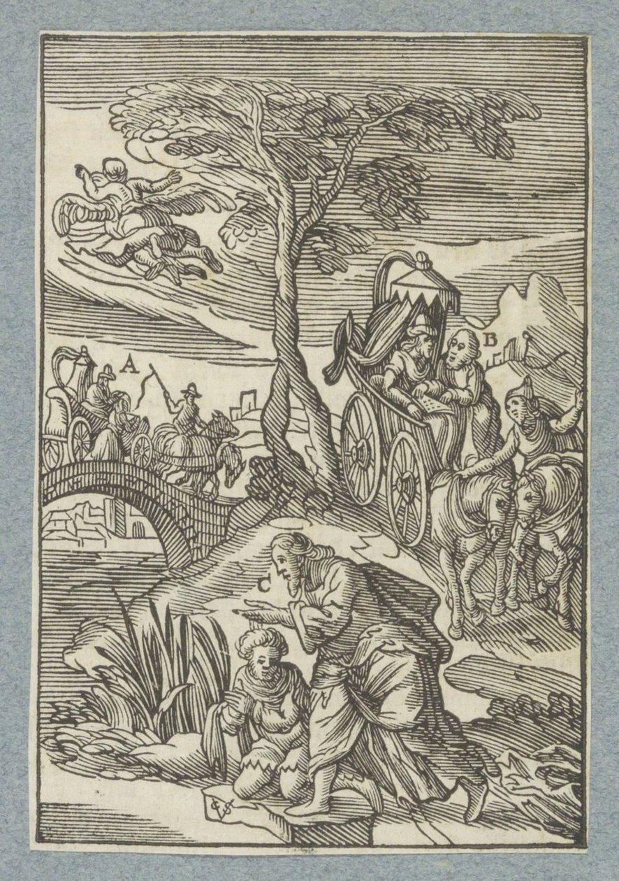 Eunukens dåb af Christoffel van Sichem (II)