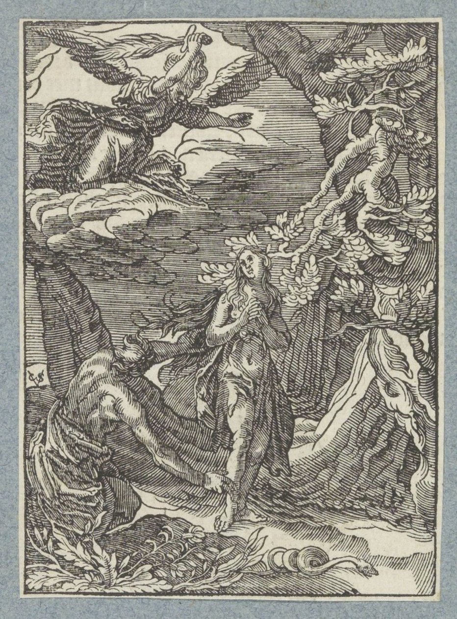 Udvisning fra paradis af Christoffel van Sichem (II)