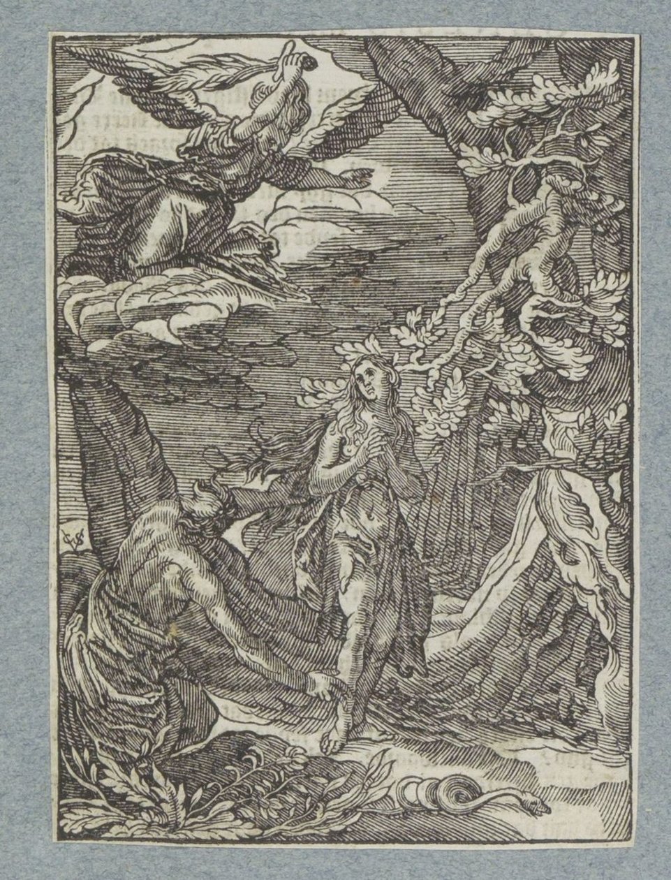 Udvisning fra paradis af Christoffel van Sichem (II)