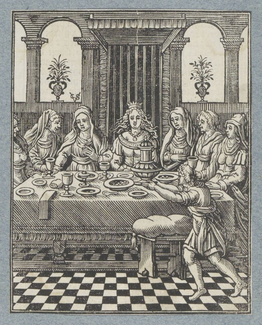 Fest for Vasti, Ahasverus