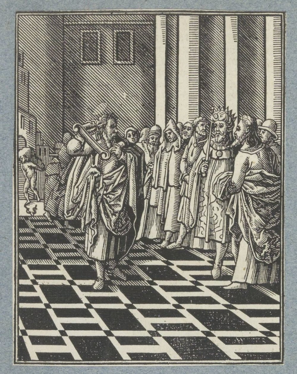 Jeremias og Babyloniens åg af Christoffel van Sichem (II)