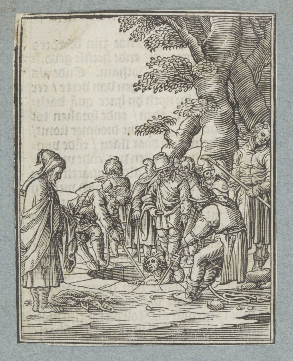 Josef bliver trukket op af en brønd af sine brødre af Christoffel van Sichem (II)