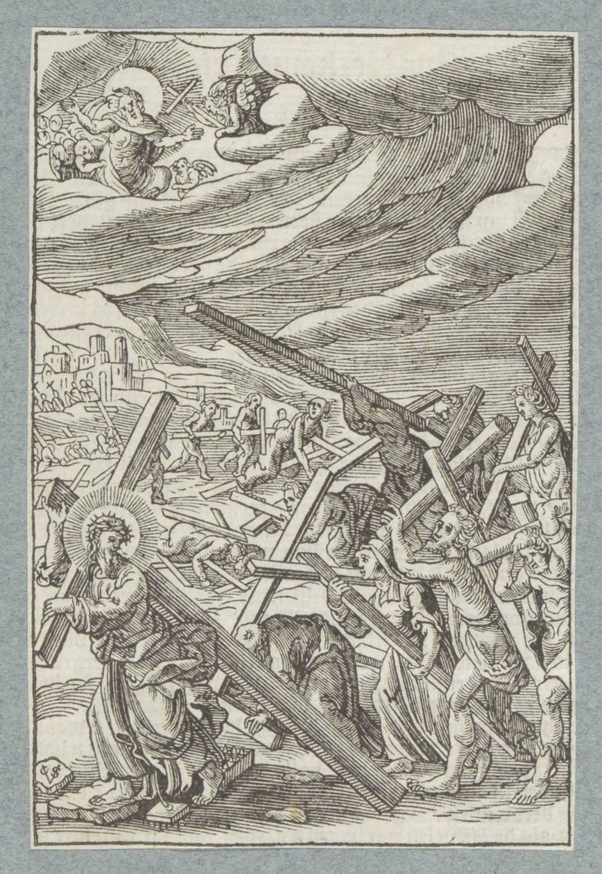 Lad din vilje ske på jorden, som den er i himlen af Christoffel van Sichem (II)