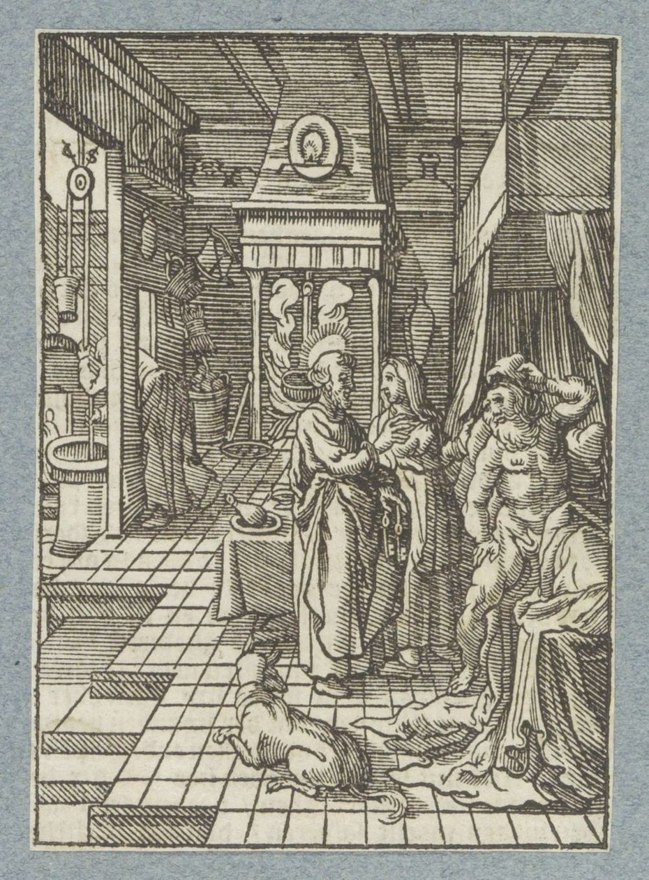 Peter dræber Aeneas af Christoffel van Sichem (II)