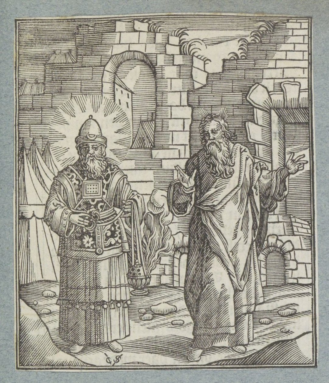 Præstedragt af Christoffel van Sichem (II)