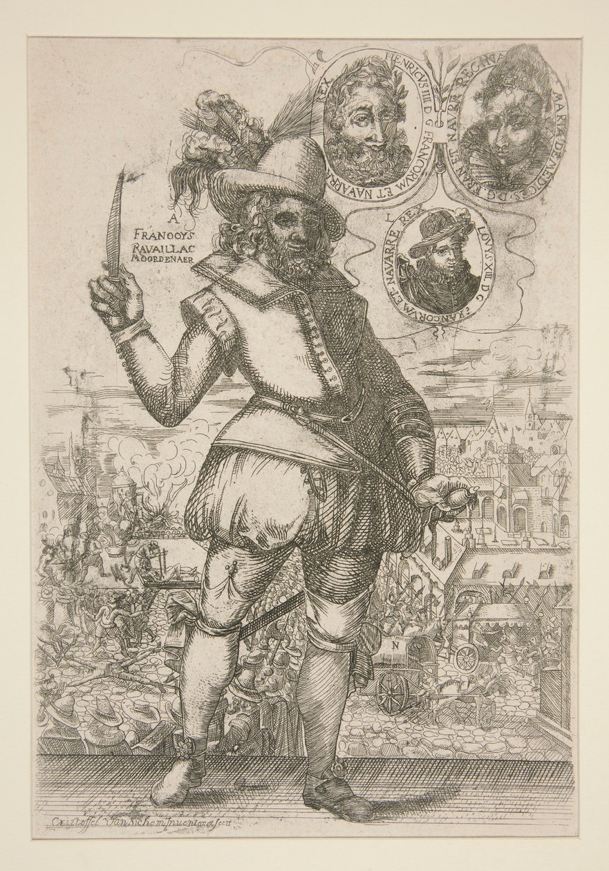 Francoys Ravaillac af Christoffel van Sichem I