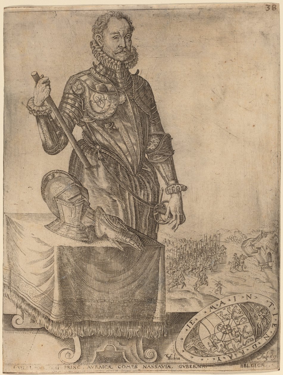 Vilhelm af Nassau, Prins af Orange af Christoffel van Sichem I after Hendrik Goltzius