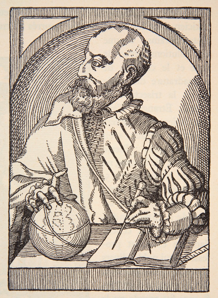 Pierre Ramus, illustration fra "Histoire de la Nation Francaise", Sciences, Volumes I und II, af Gabriel Hanotaux (1853-1944), 1924 af Christoffel van the Elder Sichem
