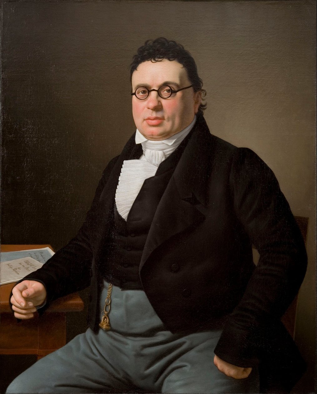 Portræt af købmanden Joseph Raphael af Christoffer Wilhelm Eckersberg