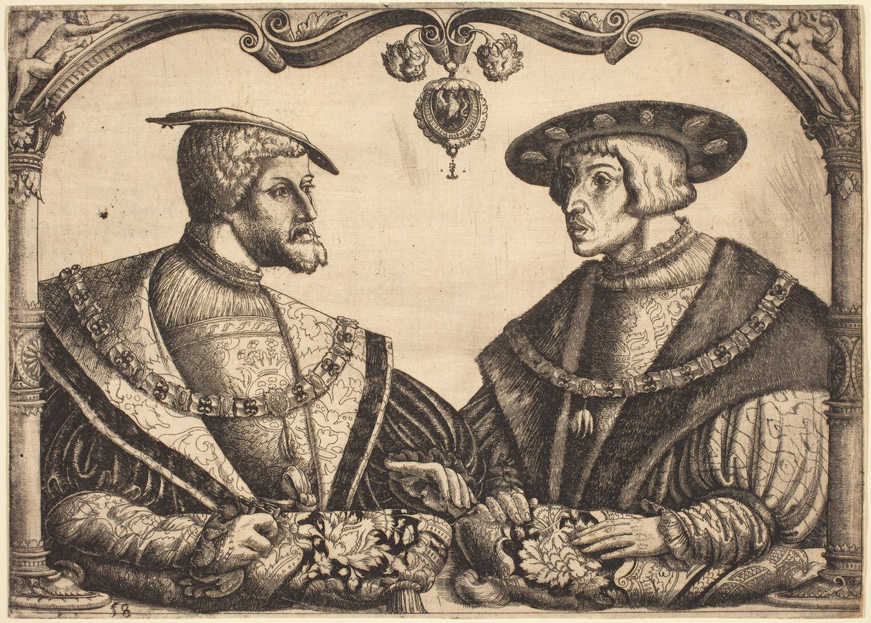Kejser Karl V og Ferdinand I af Christoph Bockstorfer
