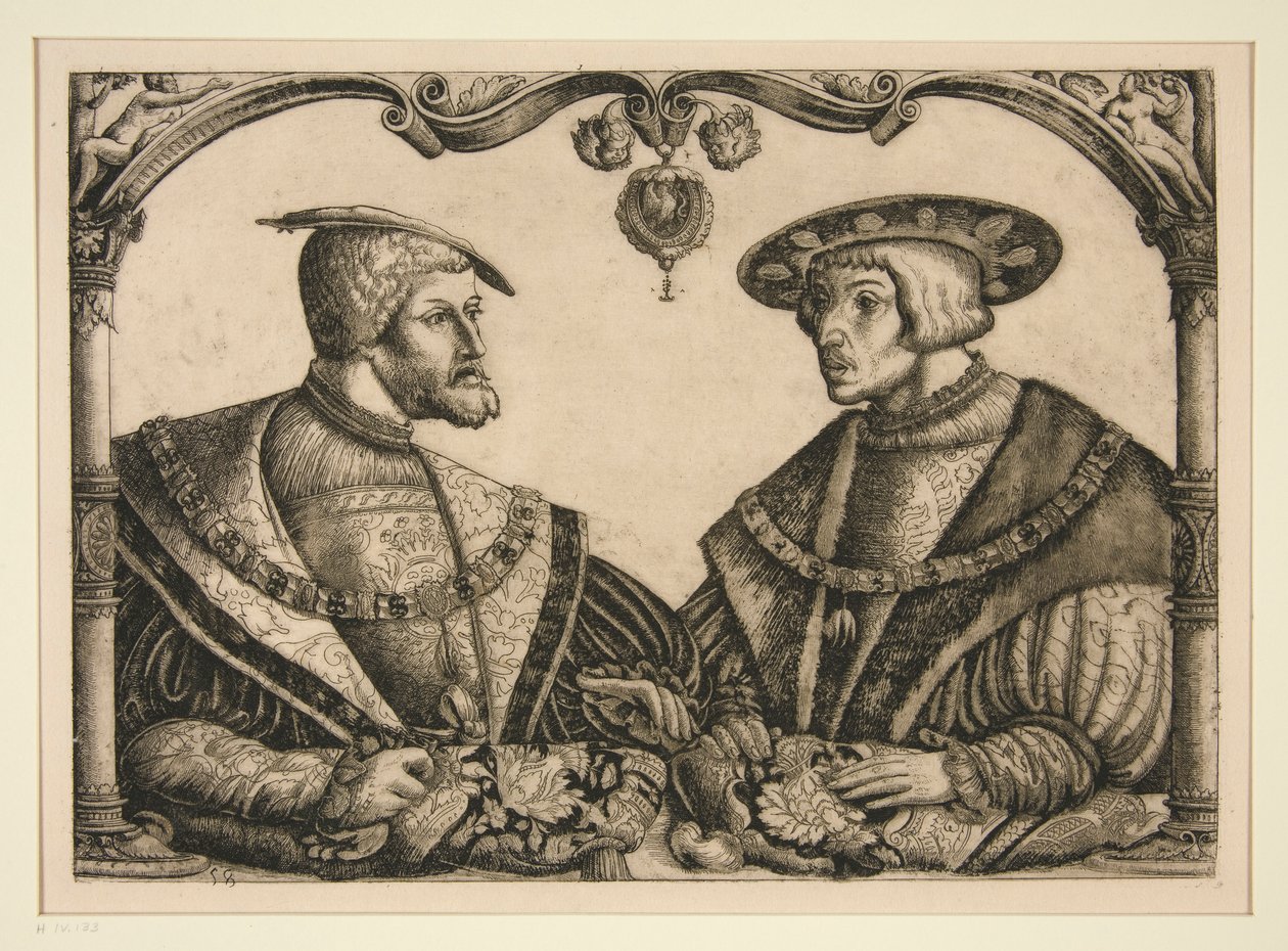 Kejser Karl V og Ferdinand I af Christoph Bockstorffer