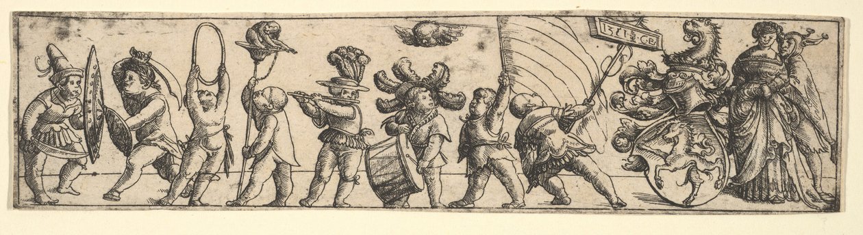 Frise med børn, 1531. af Christoph Bockstorffer