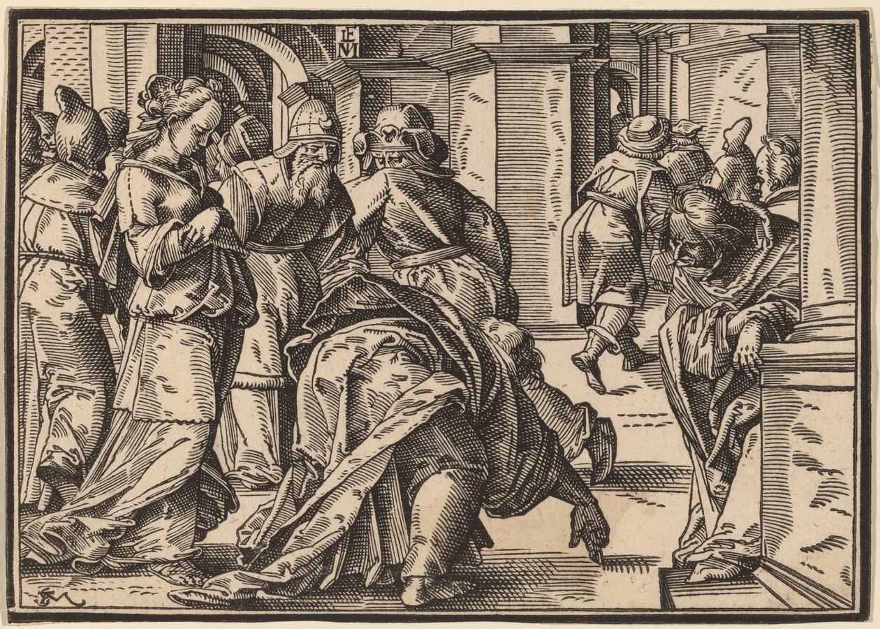 Kristus fortæller sine disciple om den sidste dom af Christoph Murer
