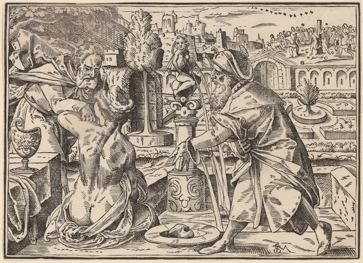Kristus fortæller sine disciple om den sidste dom af Christoph Murer