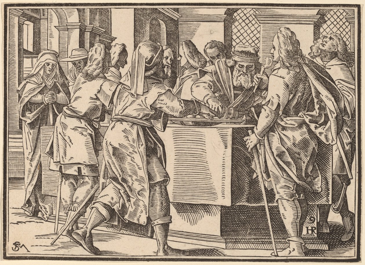 Kristus fortæller sine disciple om den sidste dom af Christoph Murer