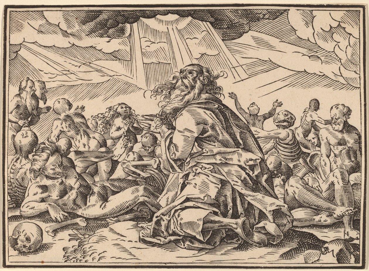 Kristus fortæller sine disciple om den sidste dom af Christoph Murer