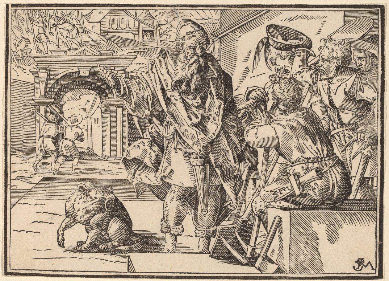 Kristus fortæller sine disciple om den sidste dom af Christoph Murer