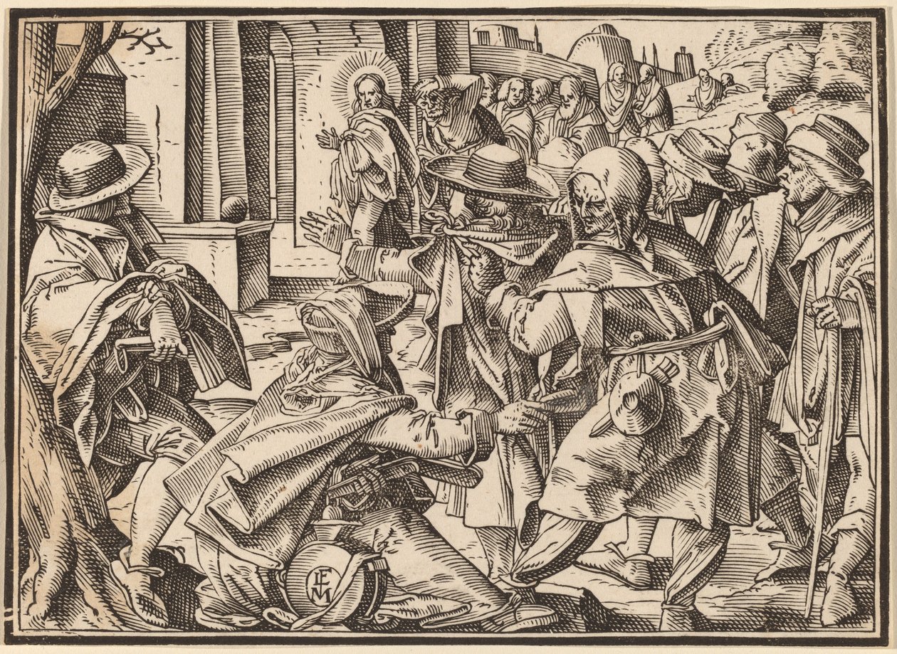 Kristus fortæller sine disciple om den sidste dom af Christoph Murer