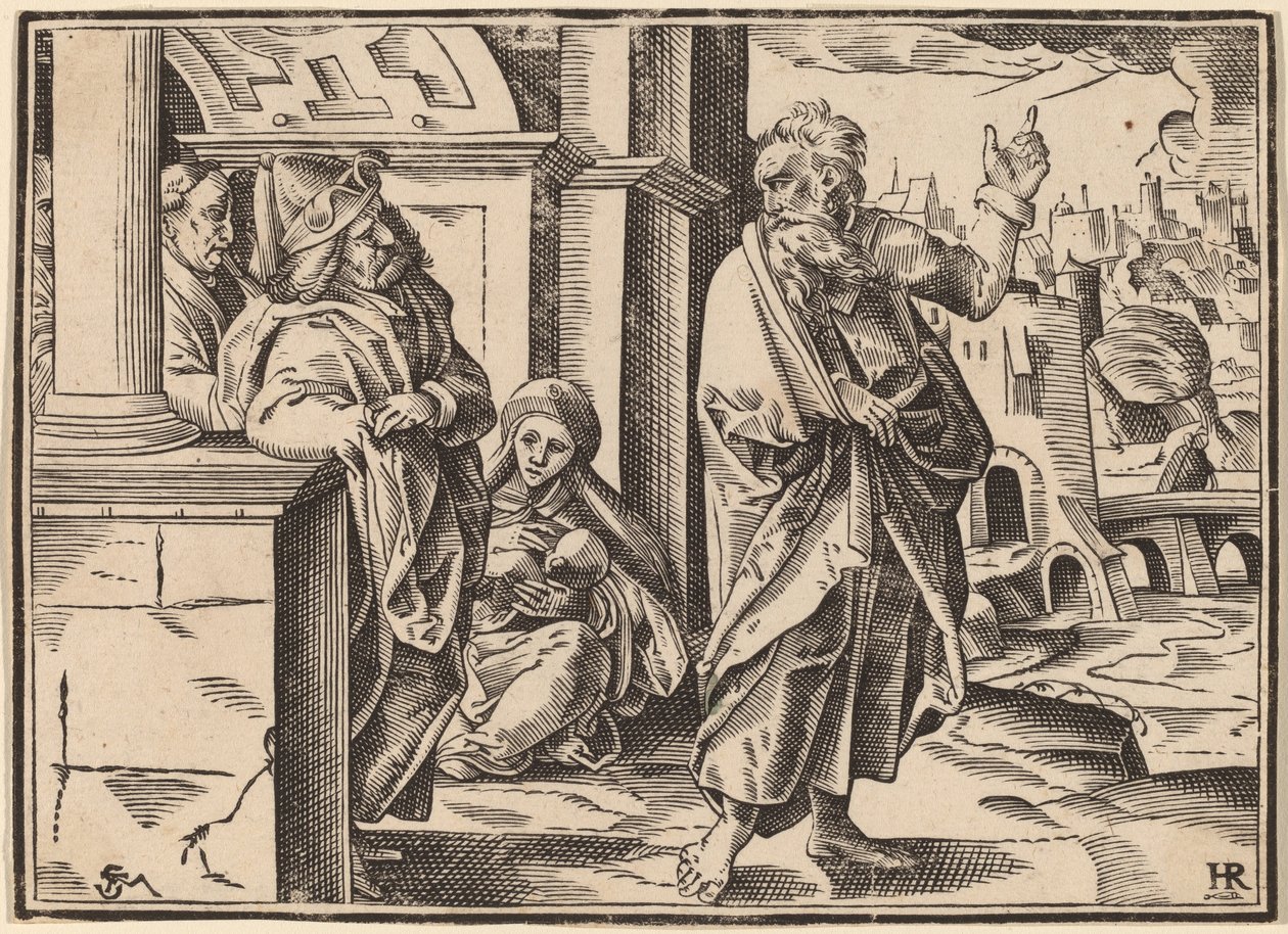 Kristus fortæller sine disciple om den sidste dom af Christoph Murer
