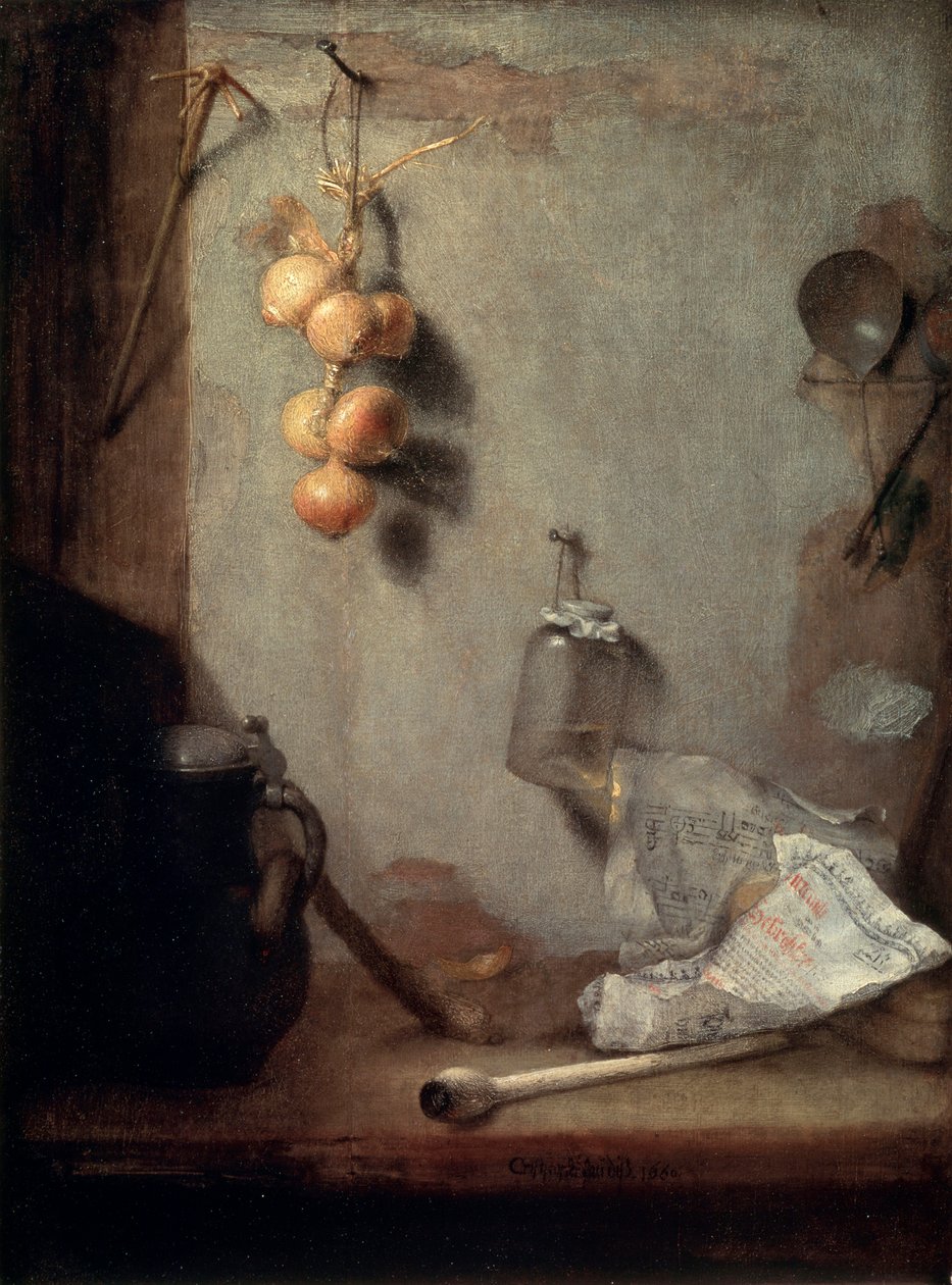 Stilleben, 1660 af Christoph Paudiss