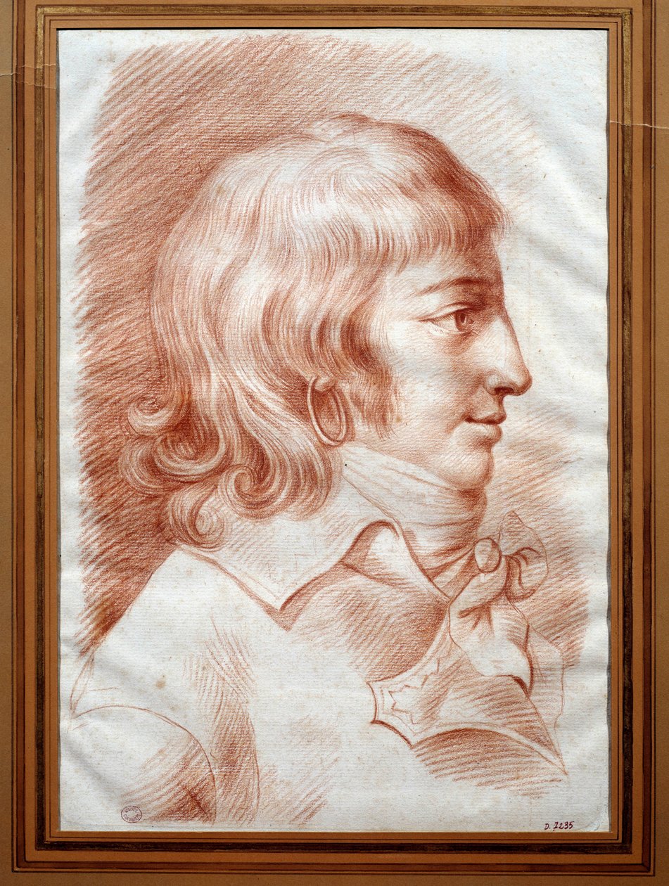 Portræt af Louis de Saint-Just (Saint-Just af Christophe Guerin