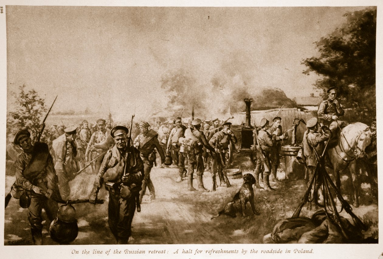 På linje med det russiske tilbagetog: et stop for forfriskninger ved vejkanten i Polen, 1914-19 af Christopher Clark