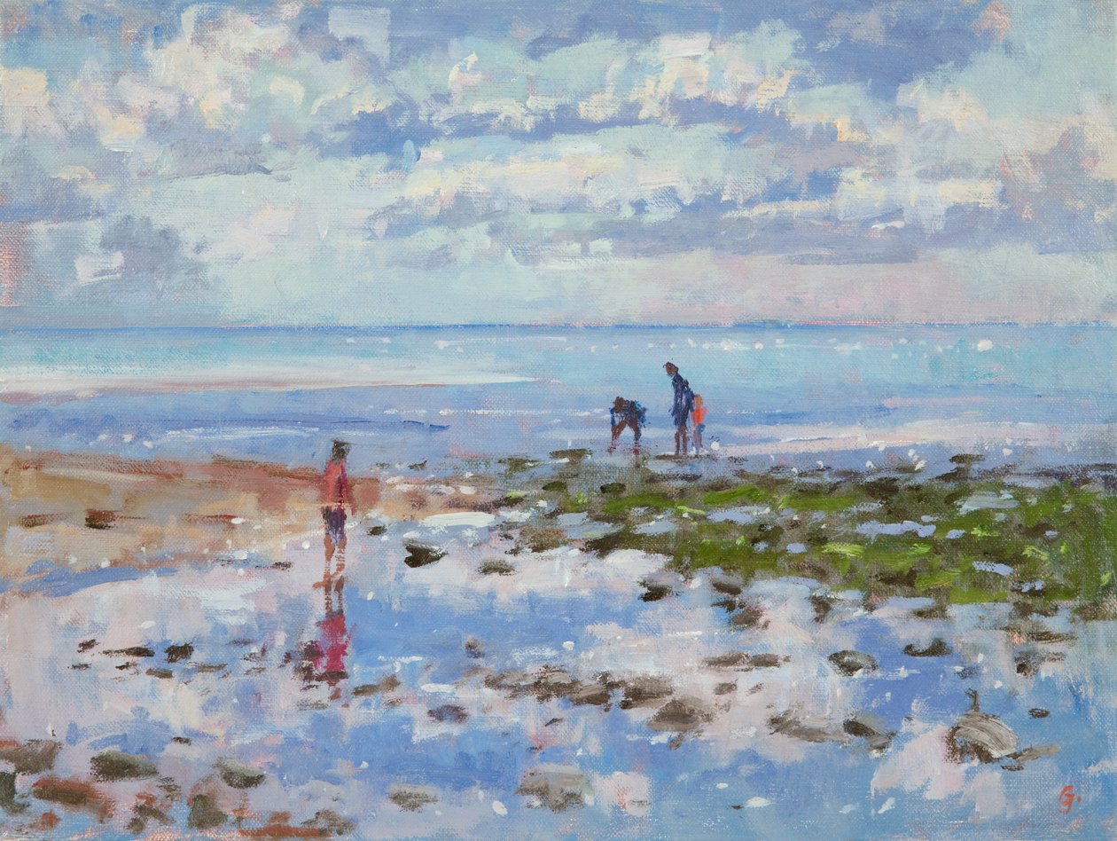 Lavvande i Charmouth, 2012 af Christopher Glanville