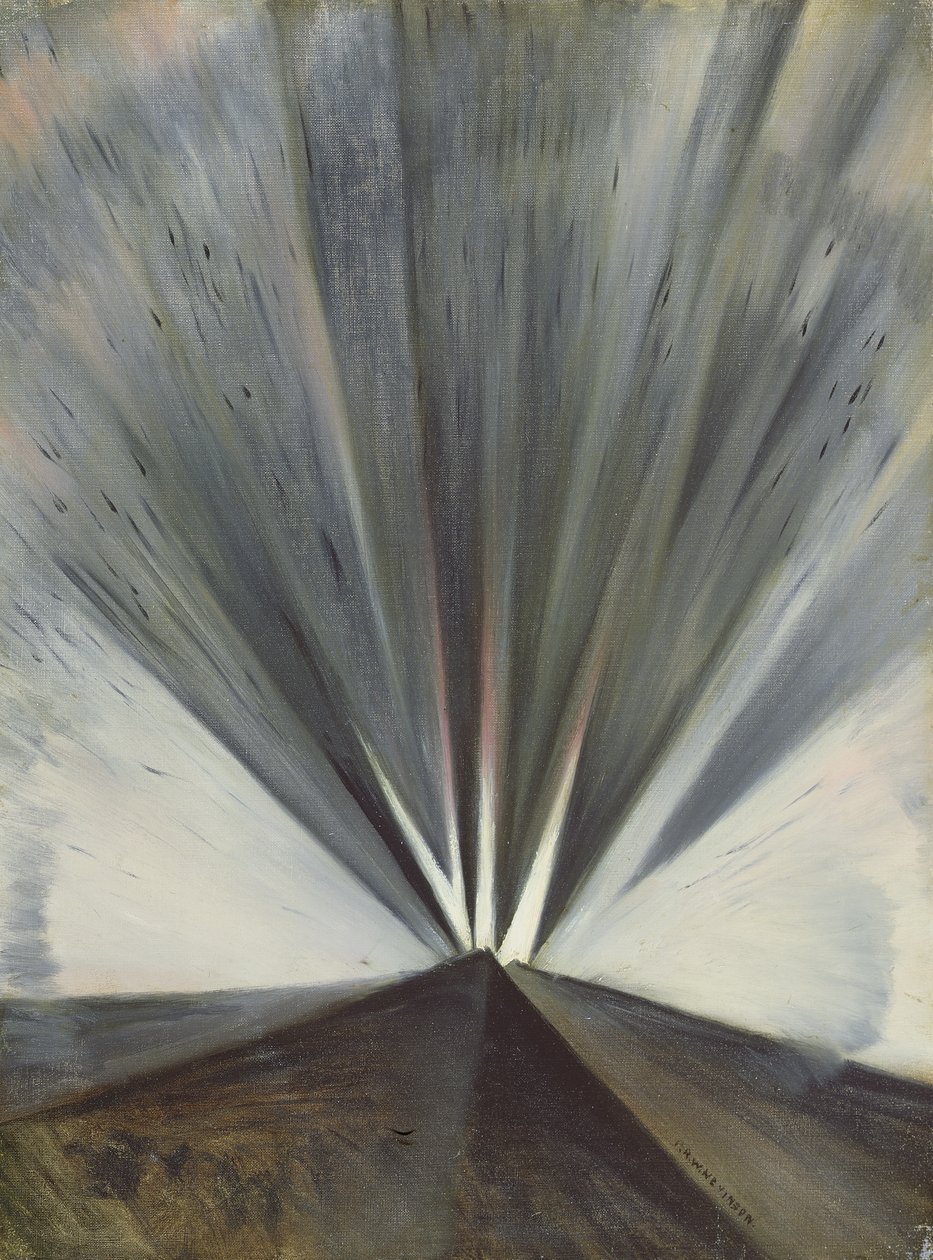 Eksploderende skal, 1914-18 af Christopher Richard Wynne Nevinson