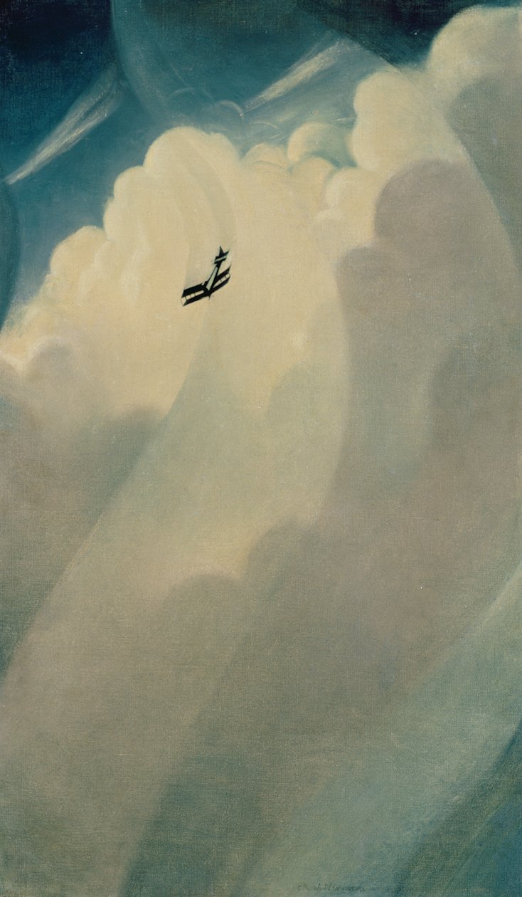 Spiralformet nedstigning af Christopher Richard Wynne Nevinson