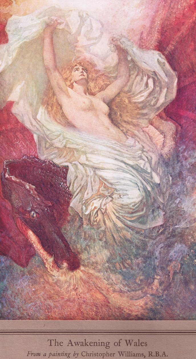 The Awakening of Wales, ca. 1915 af Christopher Williams