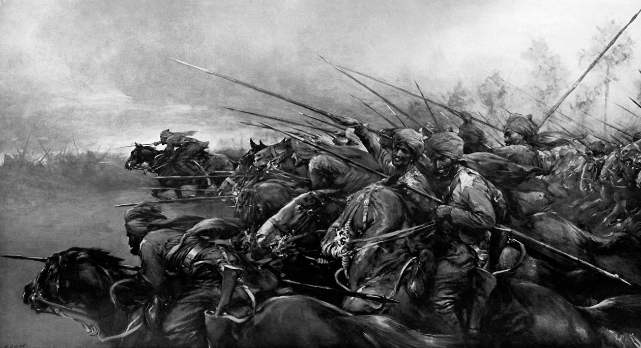 Bengal Lancers i aktion af Christopher Clark