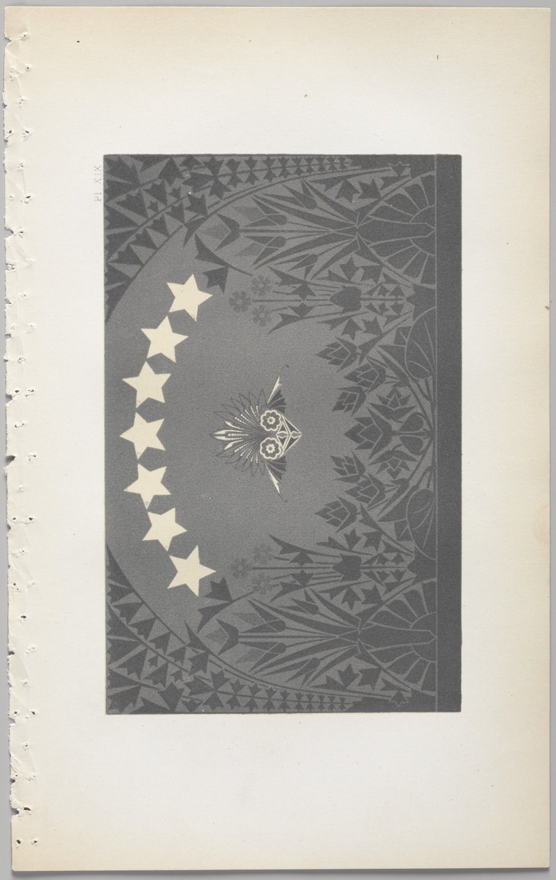 Kunsten at dekorativt design: med et appendiks, der angiver de timer på dagen, hvor blomsterne åbner, udgivet af Day & Son, London, 1862 af Christopher Dresser
