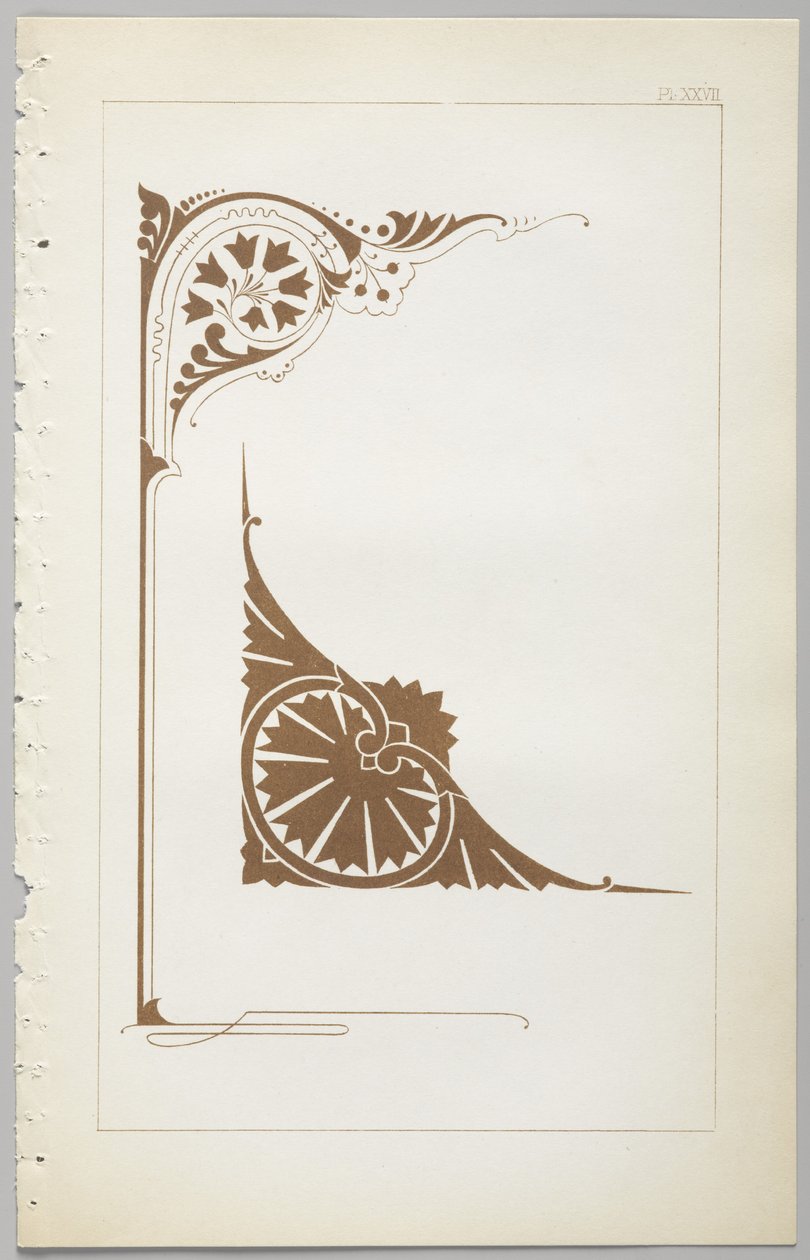 Kunsten at dekorativt design: med et appendiks, der angiver de timer på dagen, hvor blomsterne åbner, udgivet af Day & Son, London, 1862 af Christopher Dresser