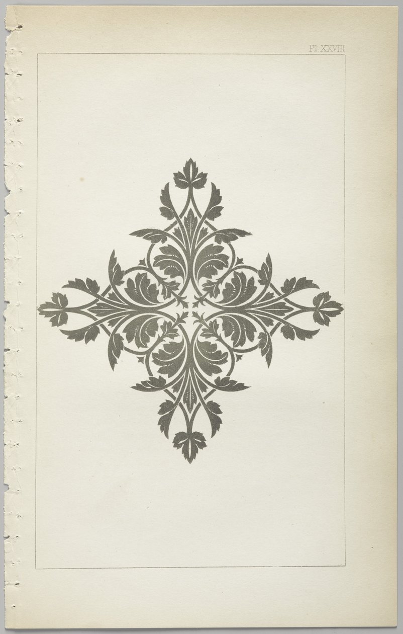 The art of decorative design : med et appendiks, der angiver de timer på dagen, hvor blomsterne åbner sig, udgivet af Day & Son, London, 1862 af Christopher Dresser