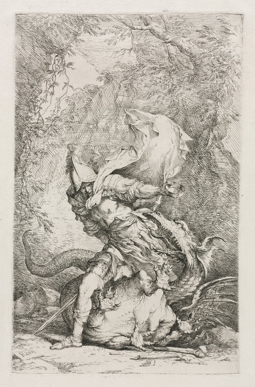 Jason og dragen af Christopher Richard Wynne Nevinson