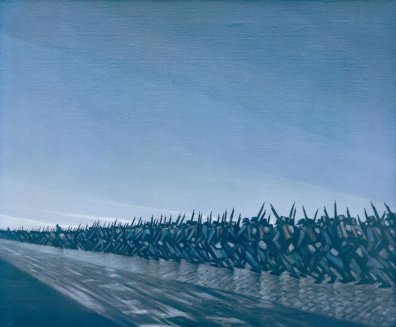 Kolonne om marts af Christopher Richard Wynne Nevinson