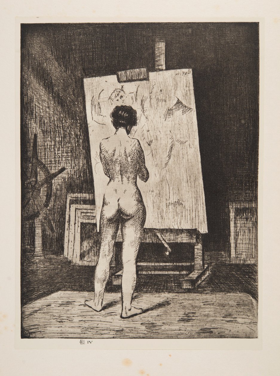 The Connoisseur, pub. 1922. af Christopher Richard Wynne Nevinson
