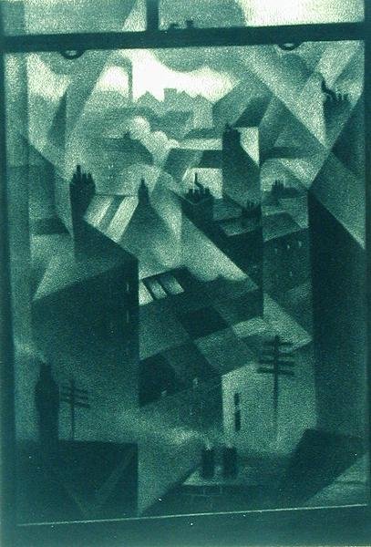 Fra et kontorvindue af Christopher Richard Wynne Nevinson