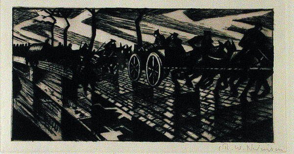 På vej til Ypres af Christopher Richard Wynne Nevinson