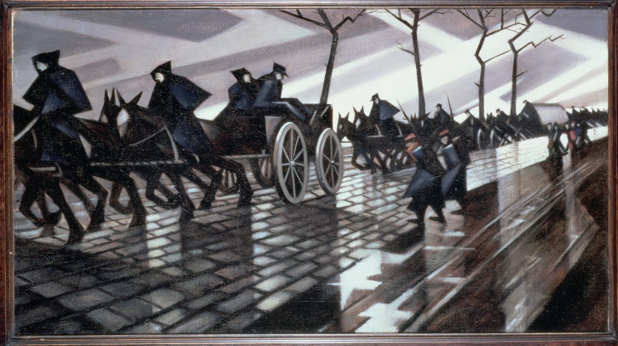 Vejen til Ypres af Christopher Richard Wynne Nevinson
