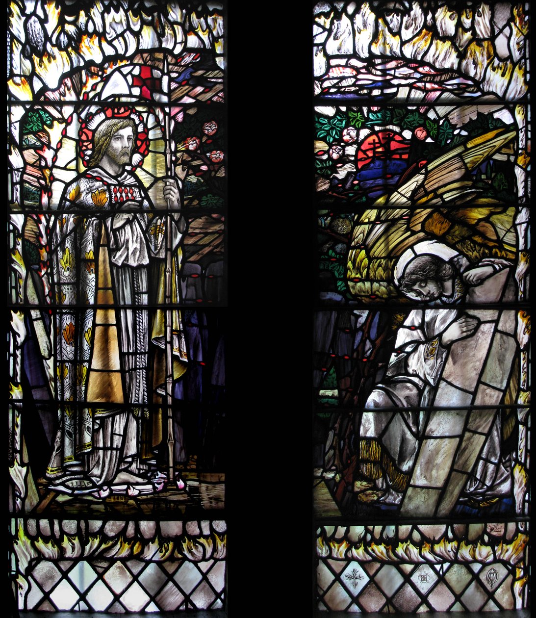 Opstandelsen, Canterbury Cathedral af Christopher Whall