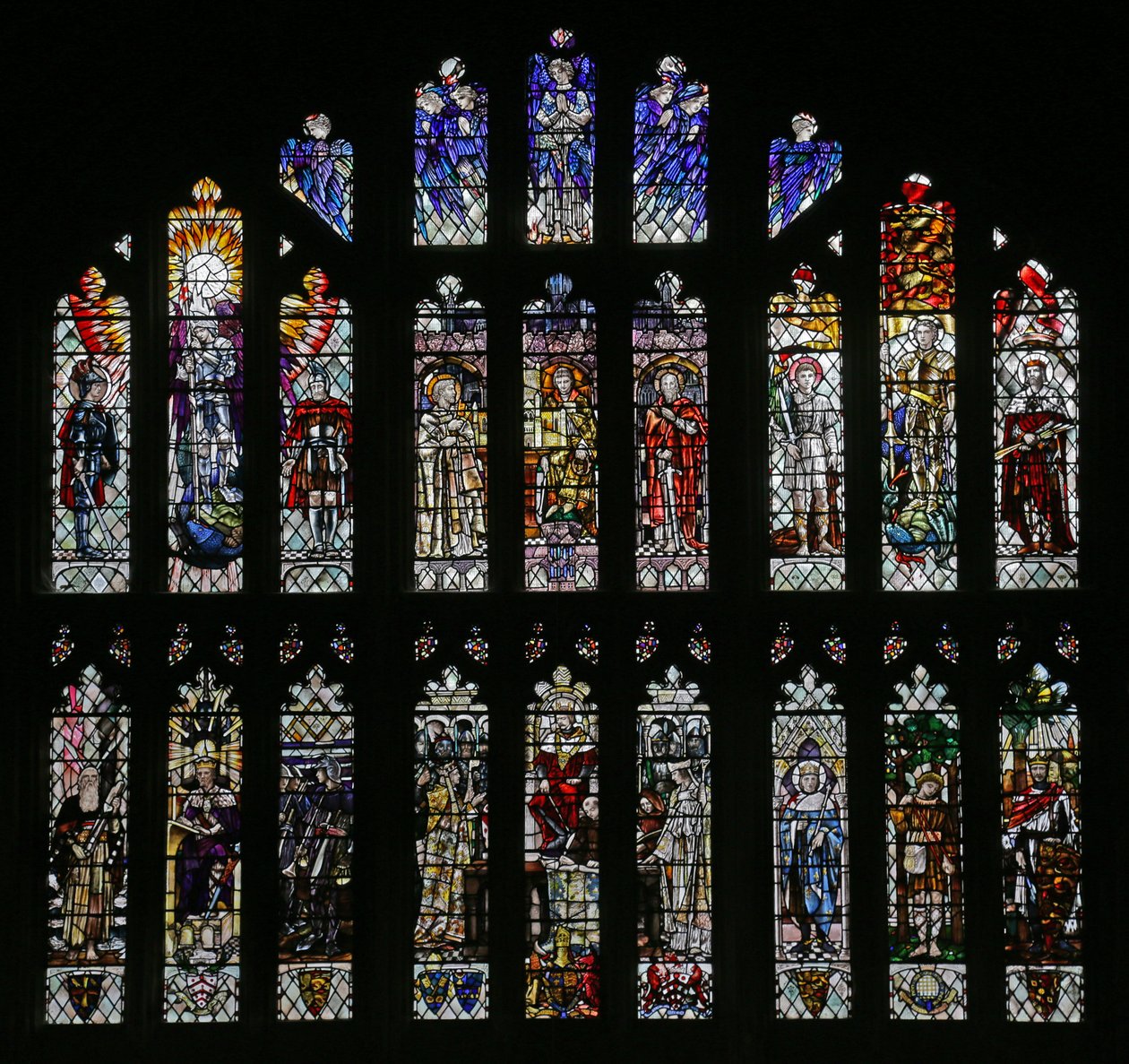 The Spirit of God: Chapter House-vindue af Christopher Whall, 1903 af Christopher Whall