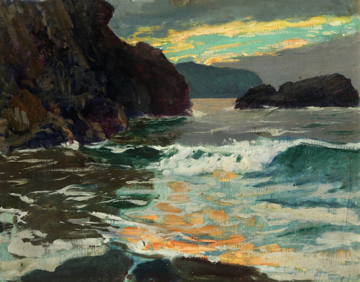 Aften, Cardigan Bay af Christopher Williams
