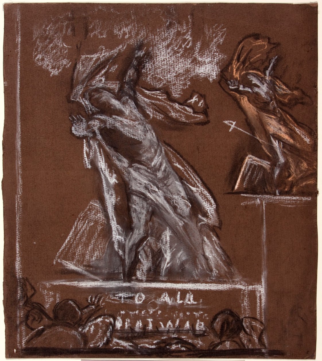 Figurstudie til et krigsmindesmærke, c1920. af Christopher Williams
