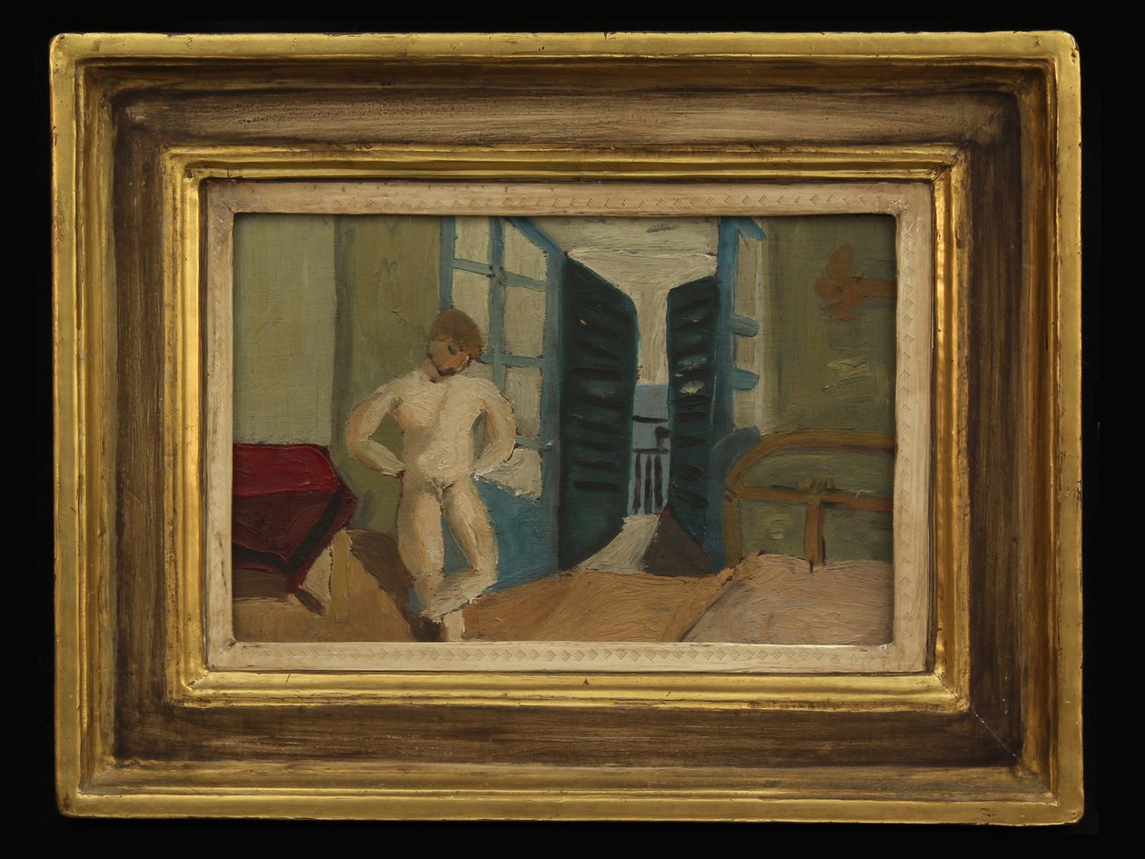 Dreng i soveværelset, ca. 1920 af Christopher Wood