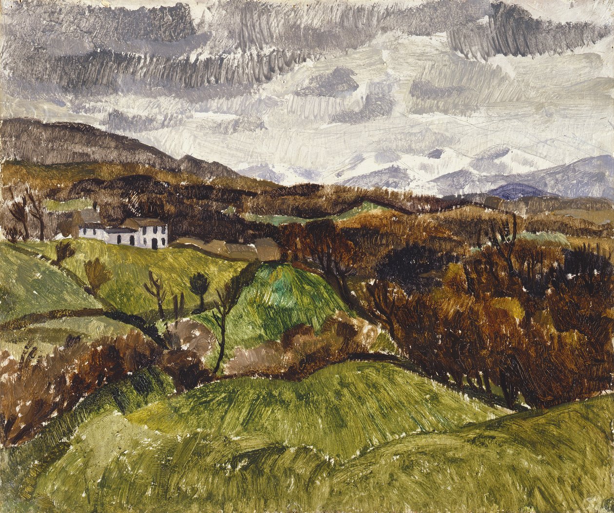 Cumberland Landskab af Christopher Wood