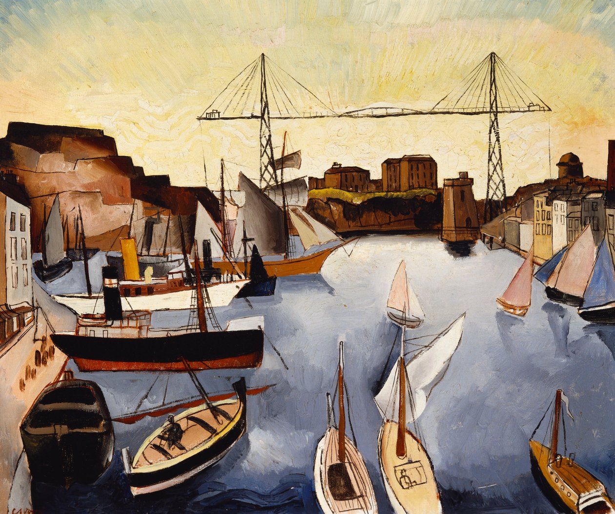Marseilles havn af Christopher Wood