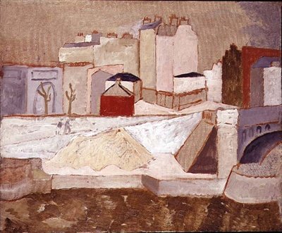Paris Street Scene af Christopher Wood