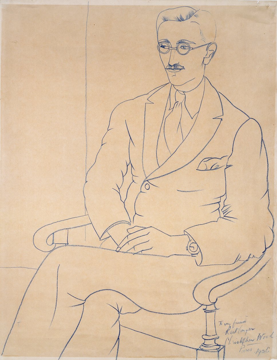 Portræt af Gerald Reitlinger, 1926 af Christopher Wood