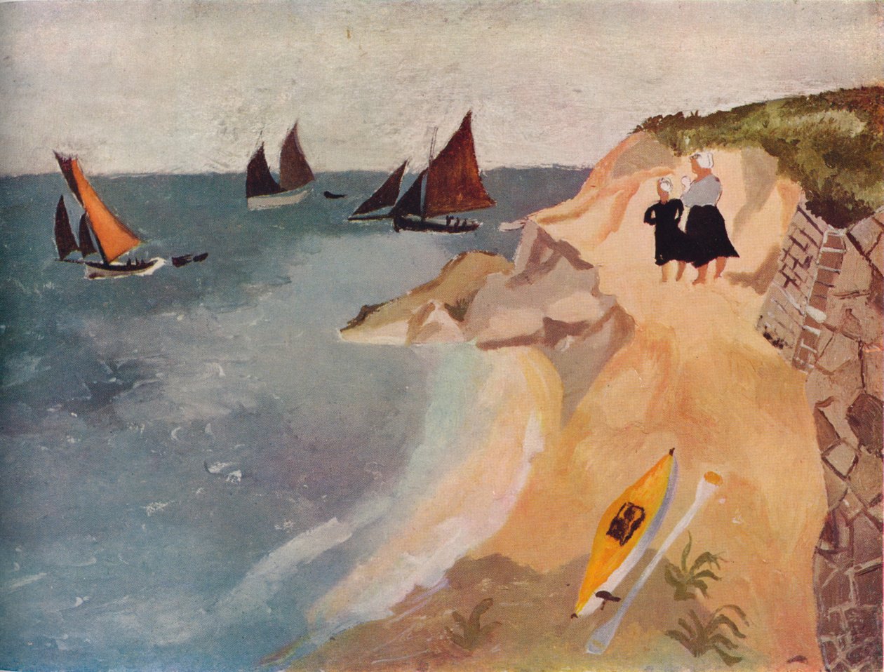 Seascape, Treboul, c1929, 1938 af Christopher Wood